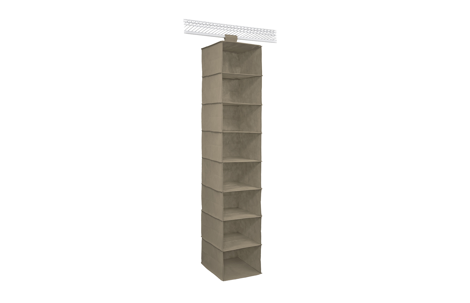 8-SHELF HANGING ORG/MOCHA