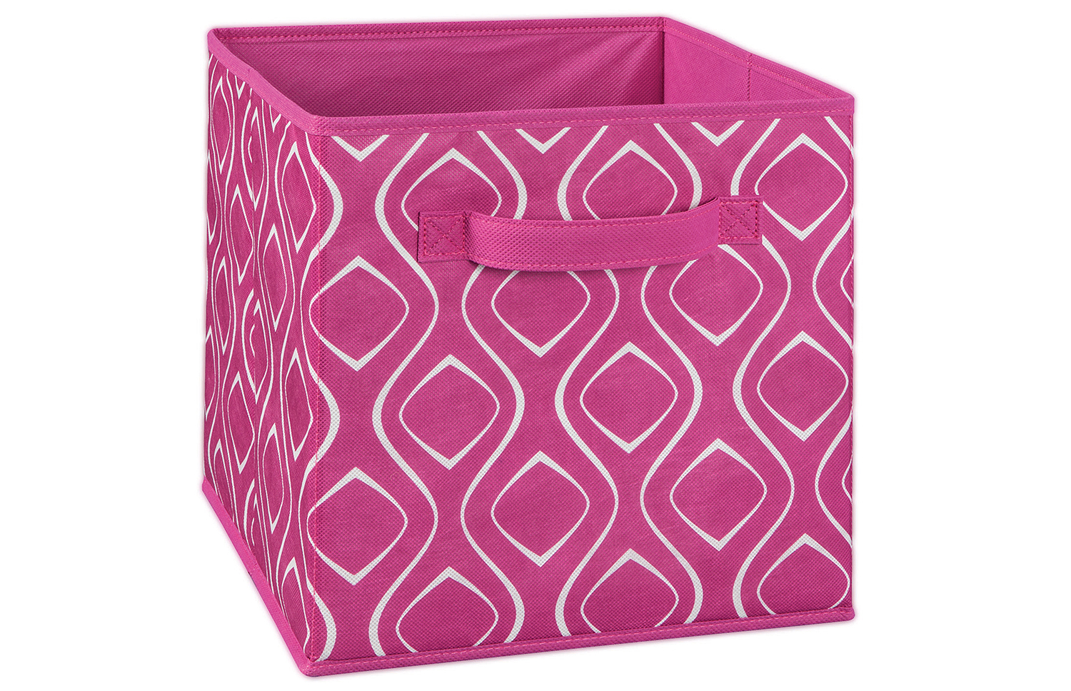 FAB DRWR FUCHSIA DIAMOND PRINT