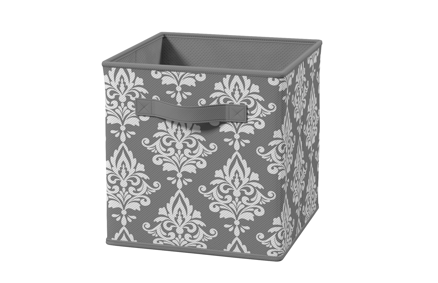 FAB DRWR GRAY DAMASK PRINT