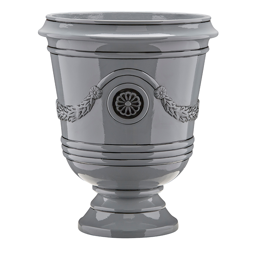 18IN PORTER URN NEUTRAL GREY