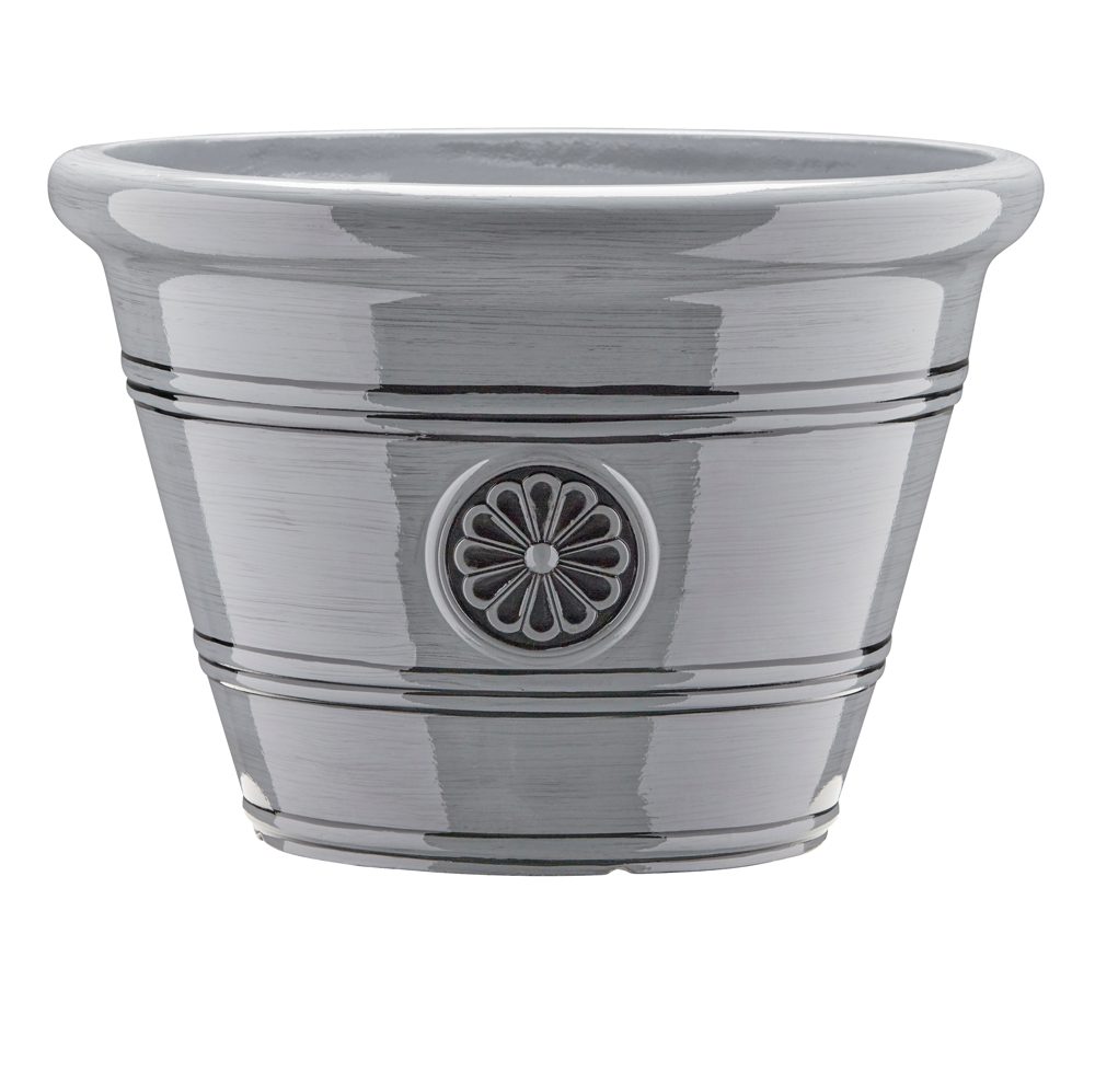 12IN CERAMIX MODESTO PLANTER N