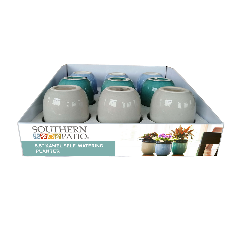 PLANTER CERAMIC KAMEL TRAY PAC