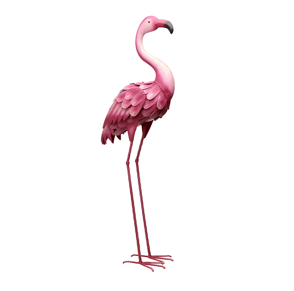 FLAMINGO METAL LAWN DECOR 3 PC