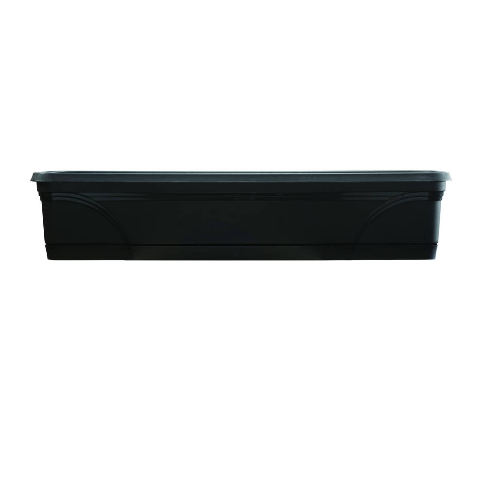 WINDOW BOXPOLYMEDALLION24INBLA