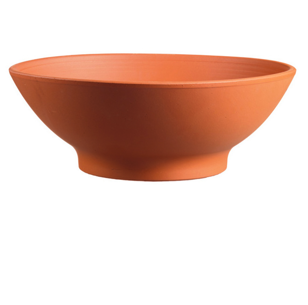 12IN CLAY LOW BOWL