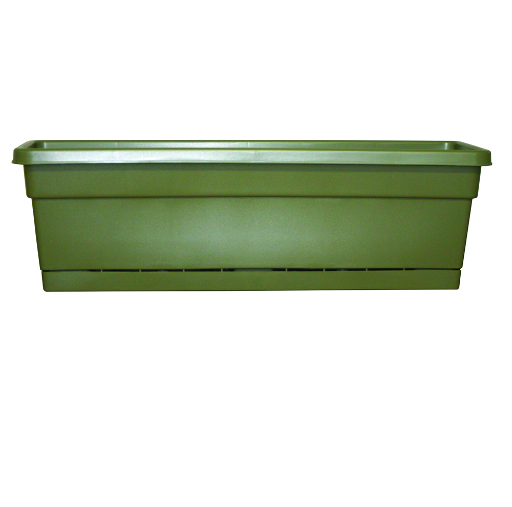 18 IN ROLLED RIM WINDOW BOX WT